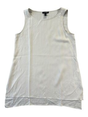 Eileen Fisher Cream Silk Tank